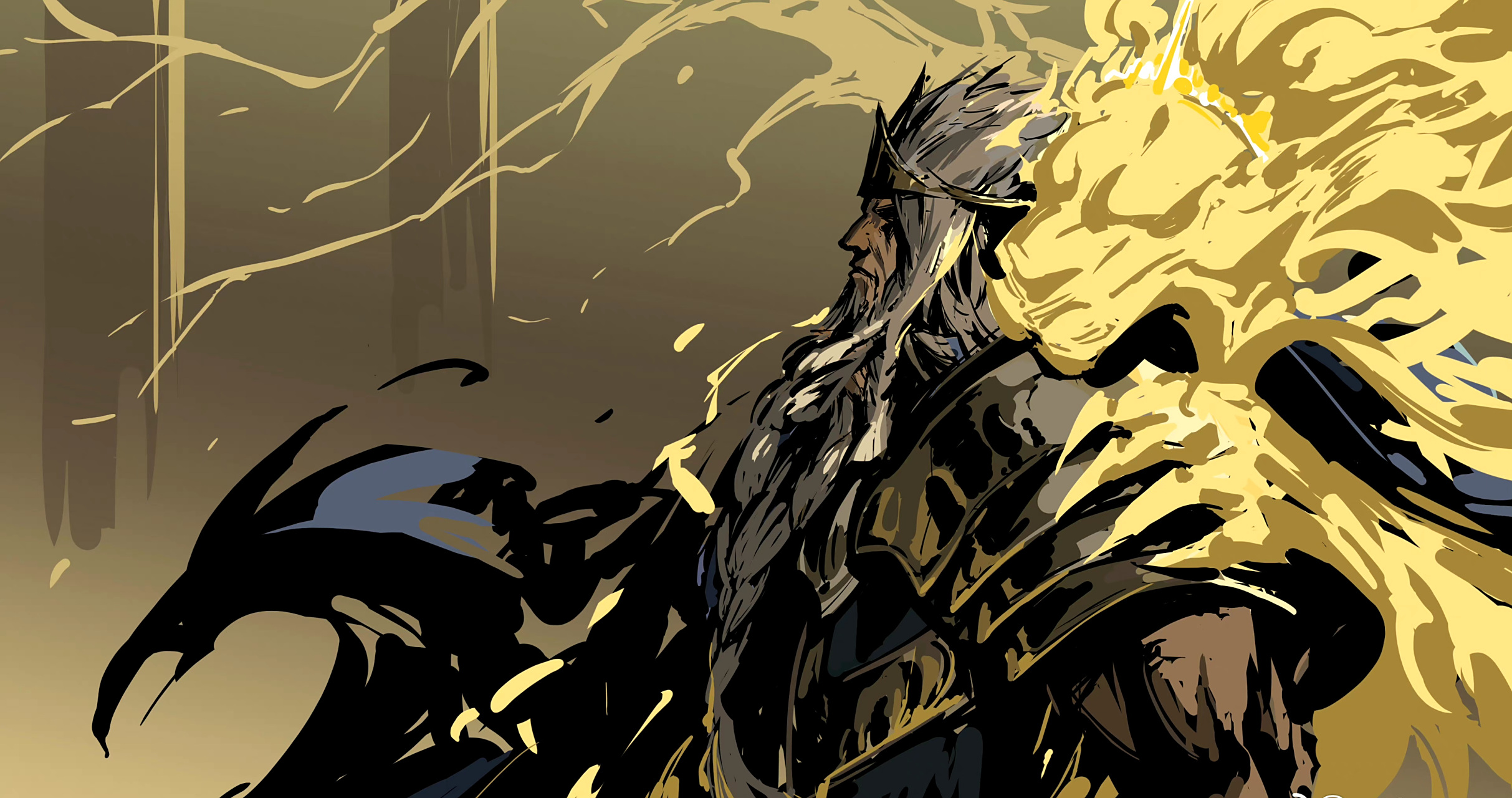 一组游戏《艾尔登法环》抽象角色插画欣赏,by setsung.