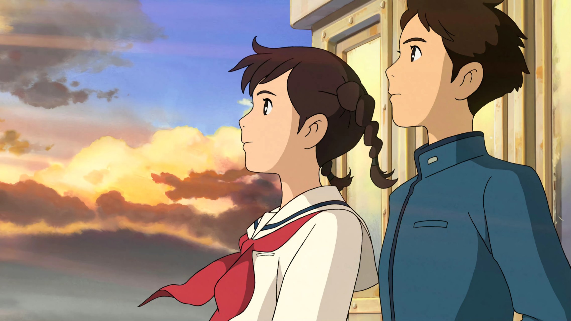 吉卜力动画电影《虞美人盛开的山坡》剧照欣赏,每一幅都是少年青春的