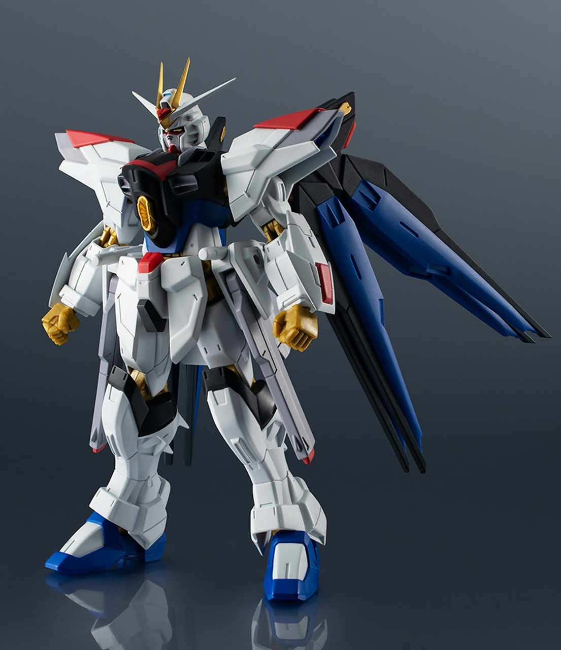 模型欣赏:gundam universe zgmf/a-262b 强袭自由高达二式,该机是奥布