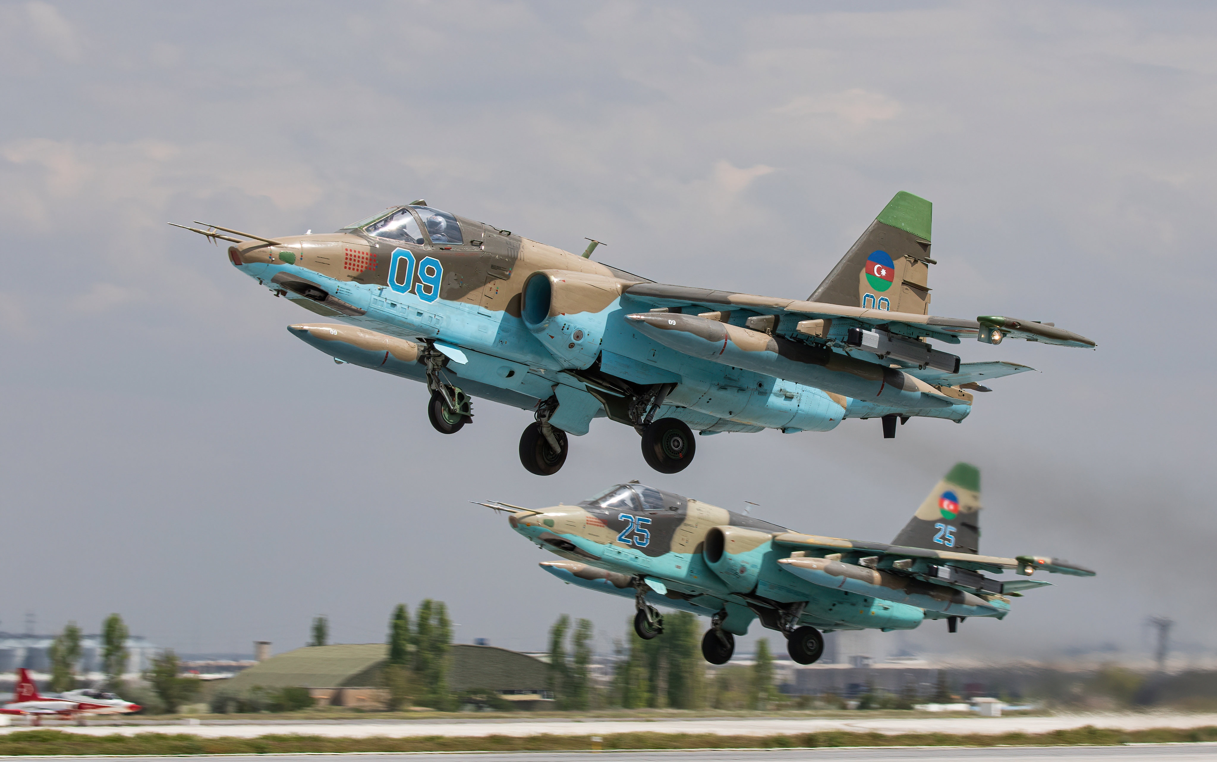 战机欣赏:参加土耳其的安纳托利亚之鹰演习的阿塞拜疆空军苏