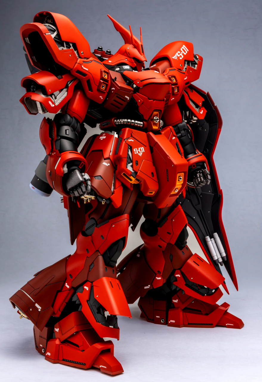 模型欣赏:机动战士高达 逆袭的夏亚 mg 1/100 沙扎比ver.