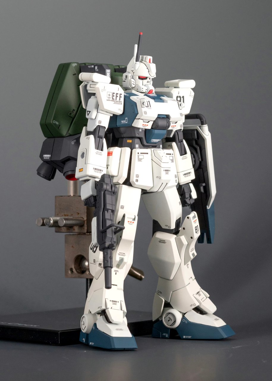 模型欣赏:机动战士高达08ms小队 hguc 高达ez8,by 三沙重工.