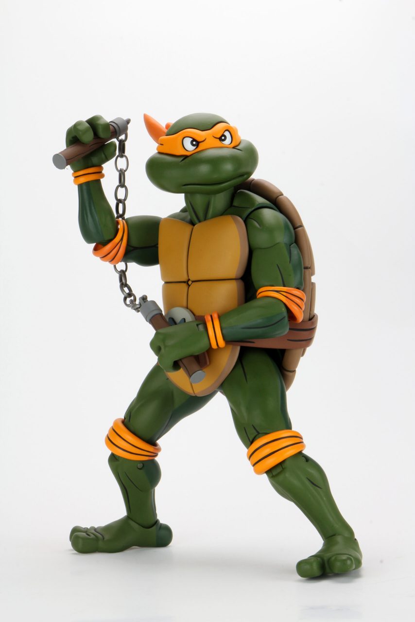 模型欣赏:neca  1987动画版 忍者神龟 1/4  米开朗基罗 .