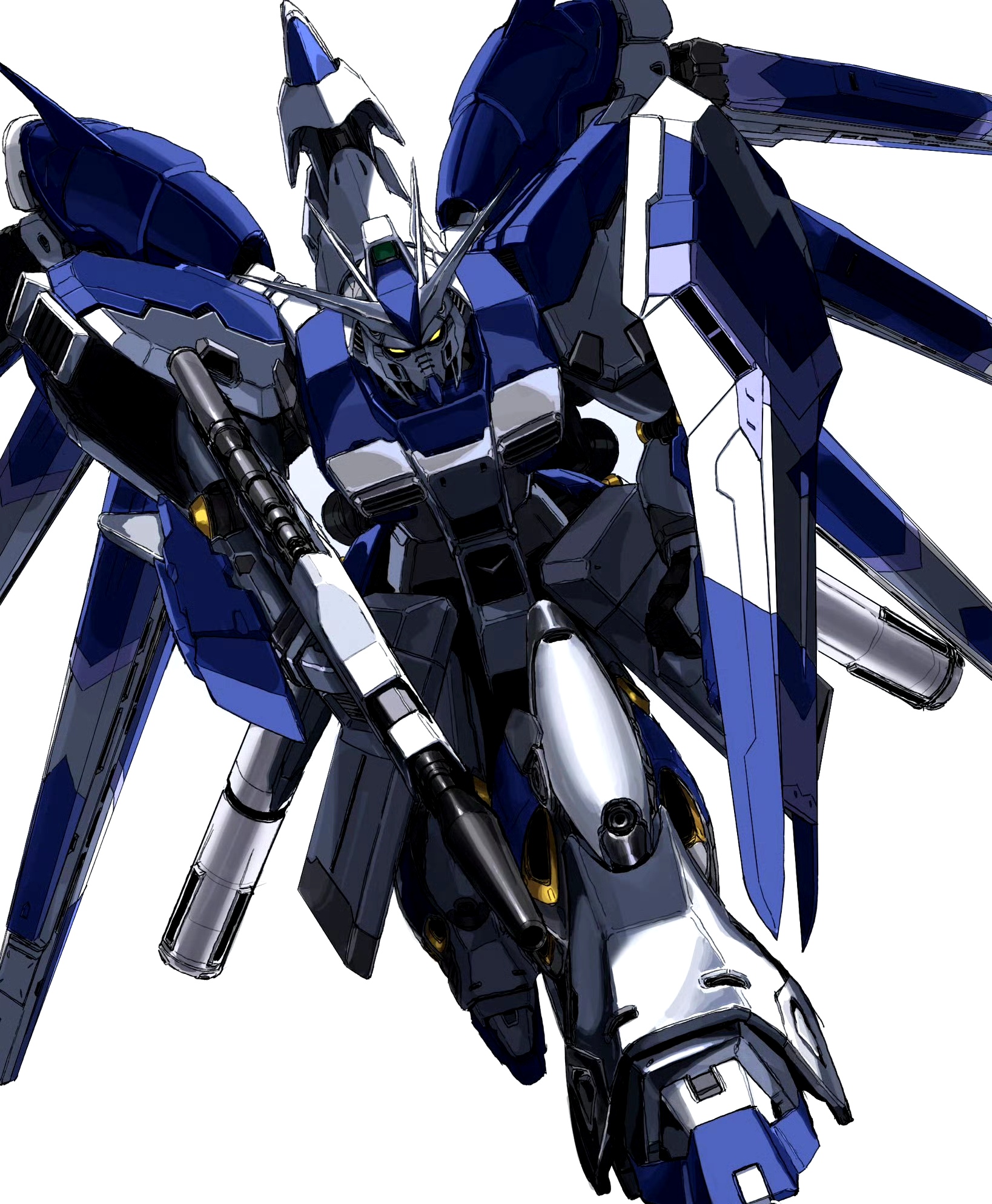 画师nzla03机动战士高达插画作品欣赏,展现了不同系列中的机体