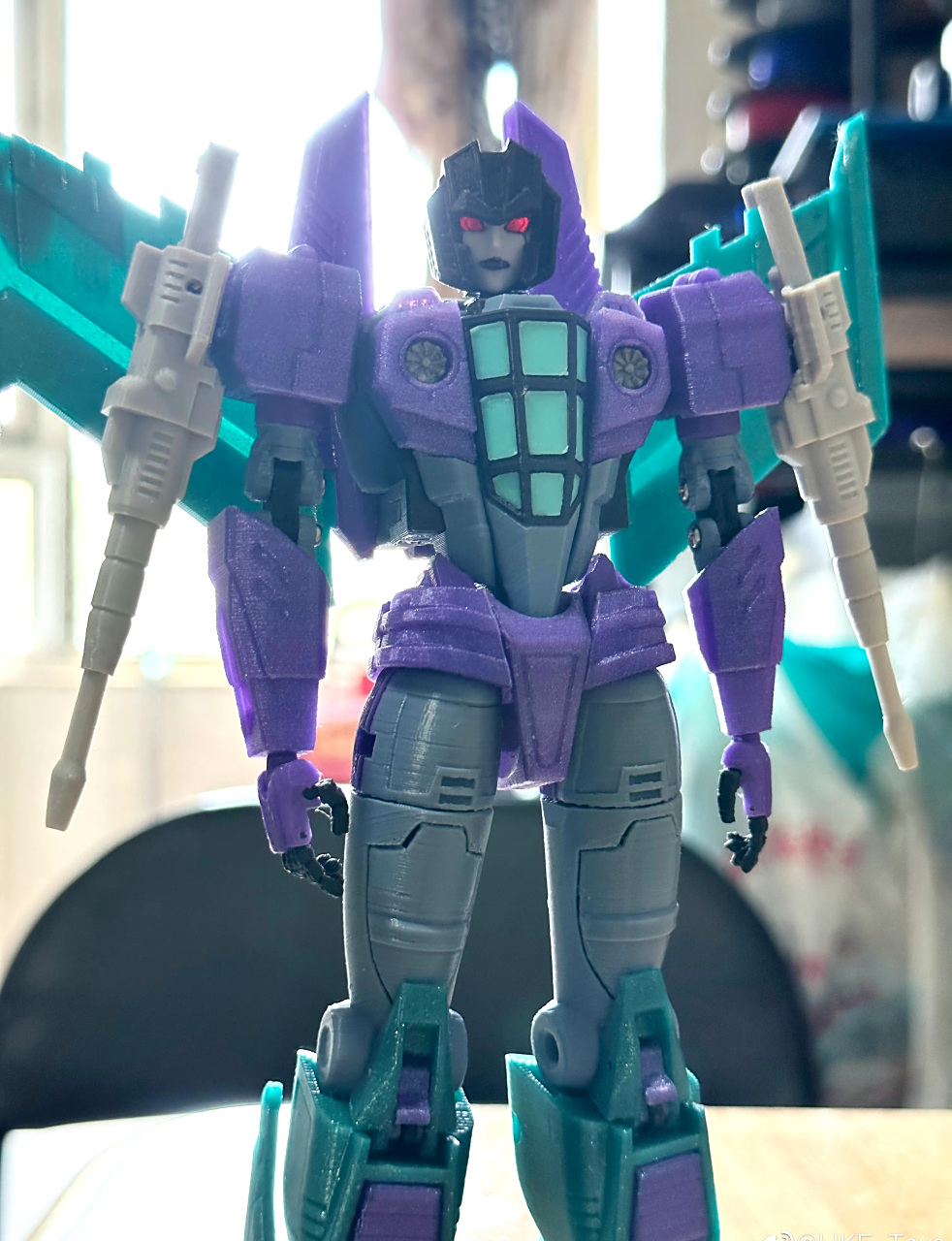 模型欣赏:迷友 3d打印的mp比例 变形金刚 滑流,by like _toys.