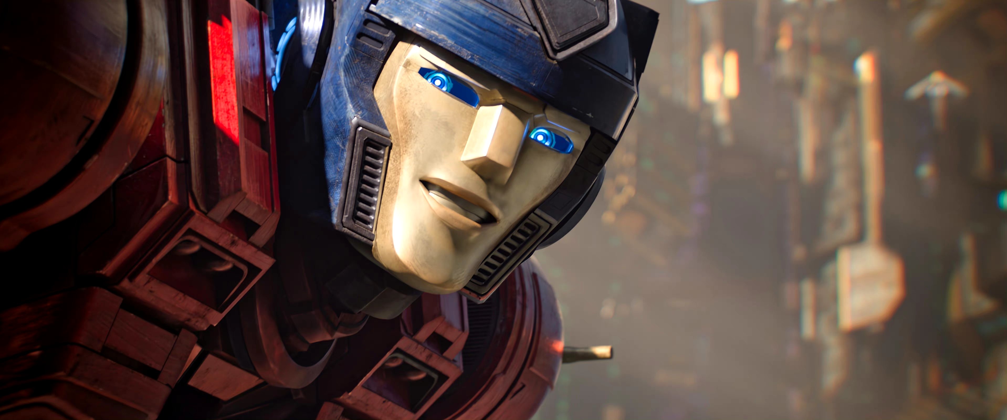 动画电影《变形金刚:起源》擎天柱与威震天的青年形象,当时擎天柱还叫