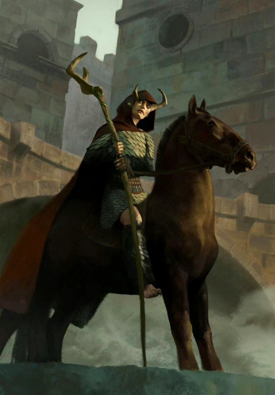 土耳其艺术家ilker serdar yildiz奇幻角色插画欣赏,将中世纪元素与