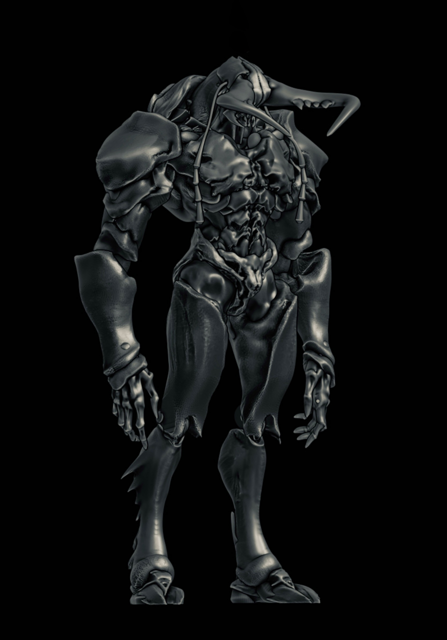 建模欣赏:虫系列 人工进化实验体b0199 大王虎甲,模型师 杨有点儿.