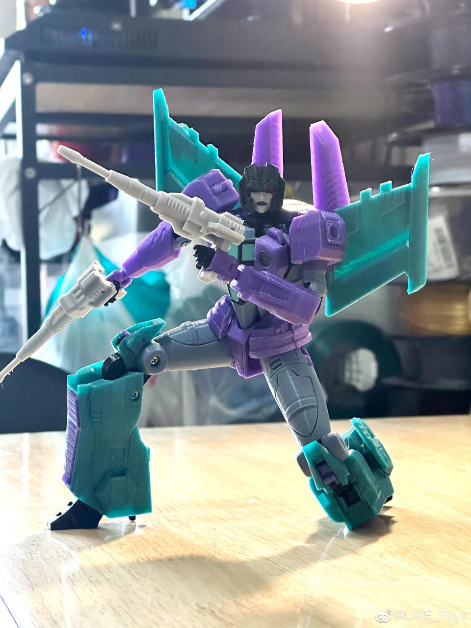 模型欣赏:迷友 3d打印的mp比例 变形金刚 滑流,by like _toys.