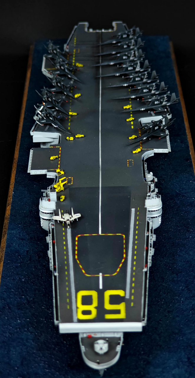 军模欣赏:1/700 cva-58 合众国号超级航母 67,by lrdlaw.