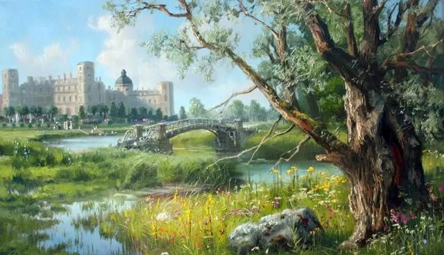 俄罗斯画家弗拉基米尔·伊万诺维奇·日丹诺夫油画作品欣赏