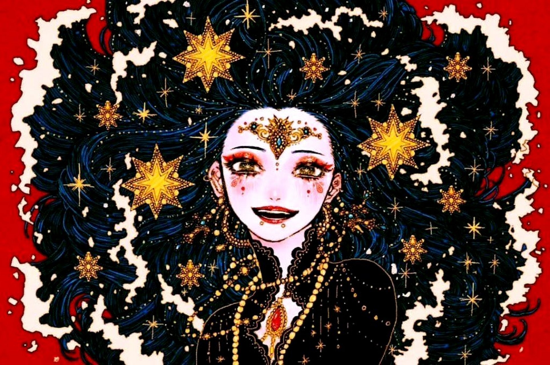 一组唯美华丽的巴洛克风格人物插画,by gilyun.