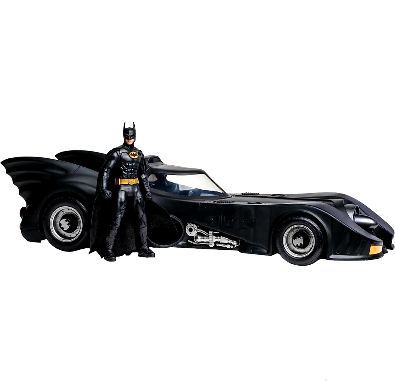 模型欣赏:麦克法兰 基顿版蝙蝠侠 蝙蝠车.#动漫# #模型# #蝙蝠侠