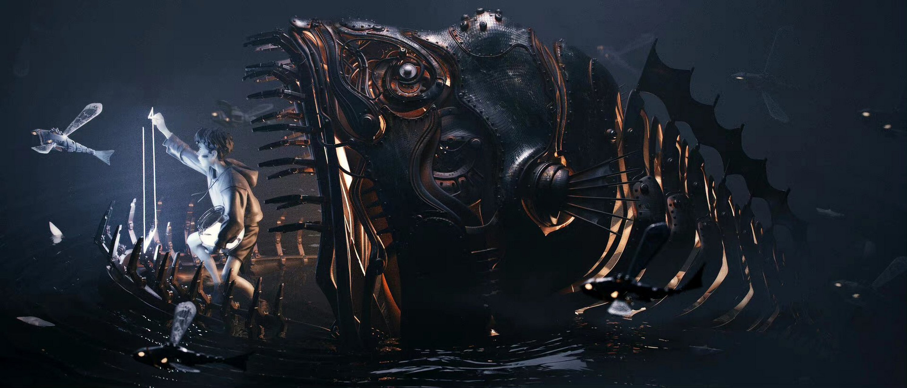 建模师phuc dang建模作品欣赏,光影突出,张力十足.