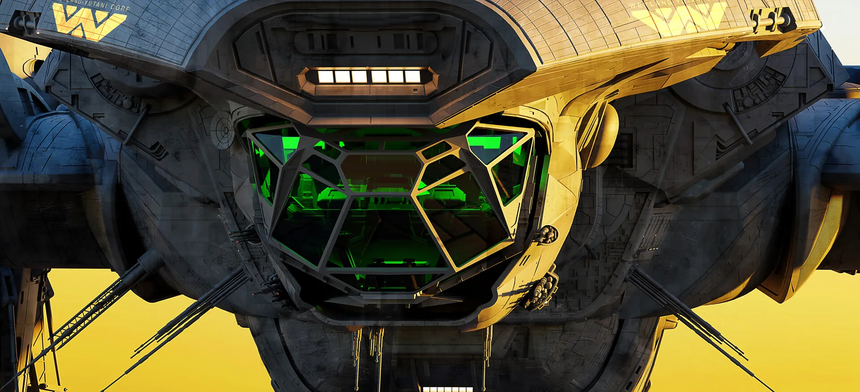 建模欣赏:电影《异形:普罗米修斯》飞船 普罗米修斯号建模.