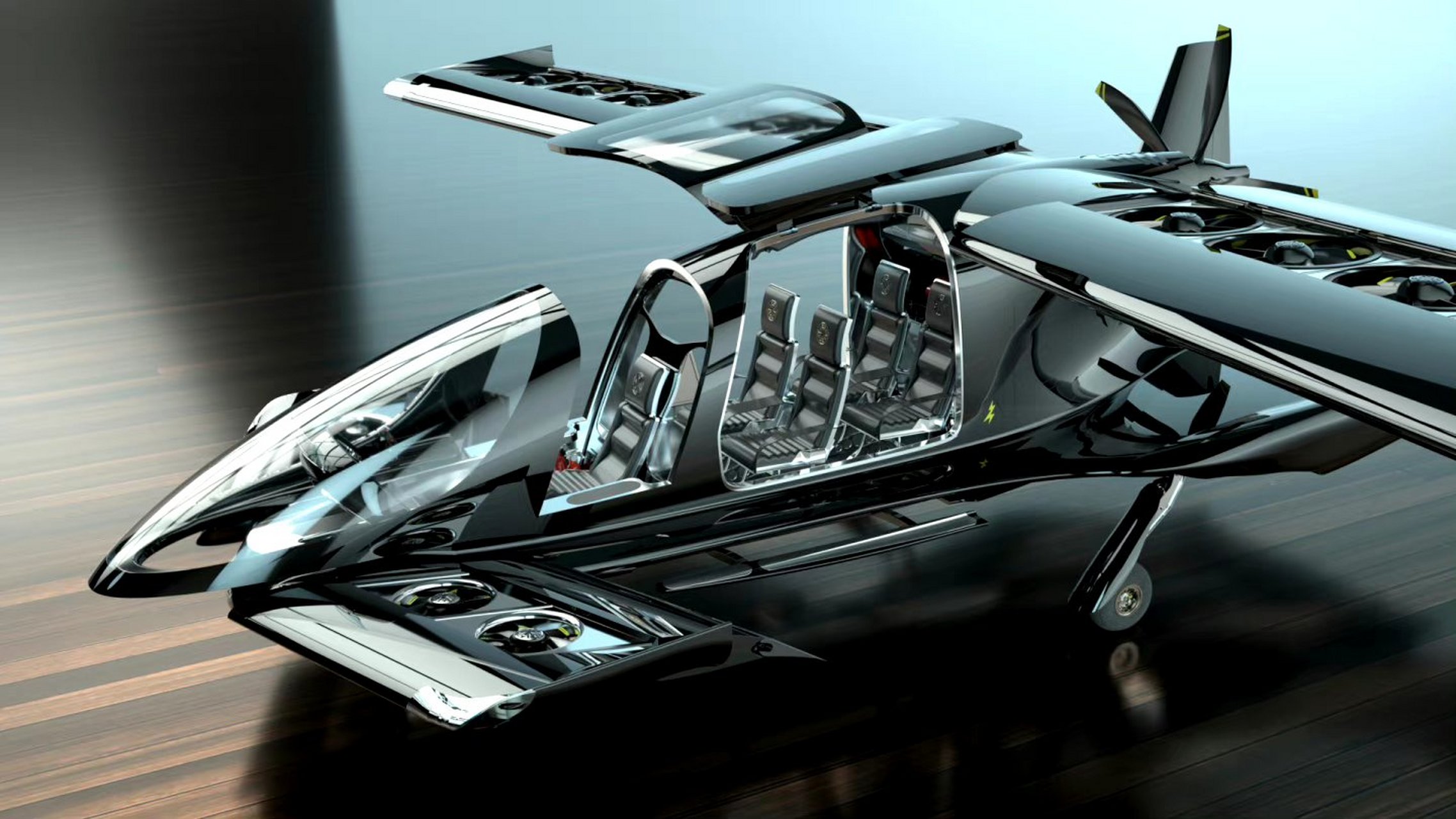 飞行器欣赏:加拿大的horizon aircraft公司研发的油电混动力私人飞机