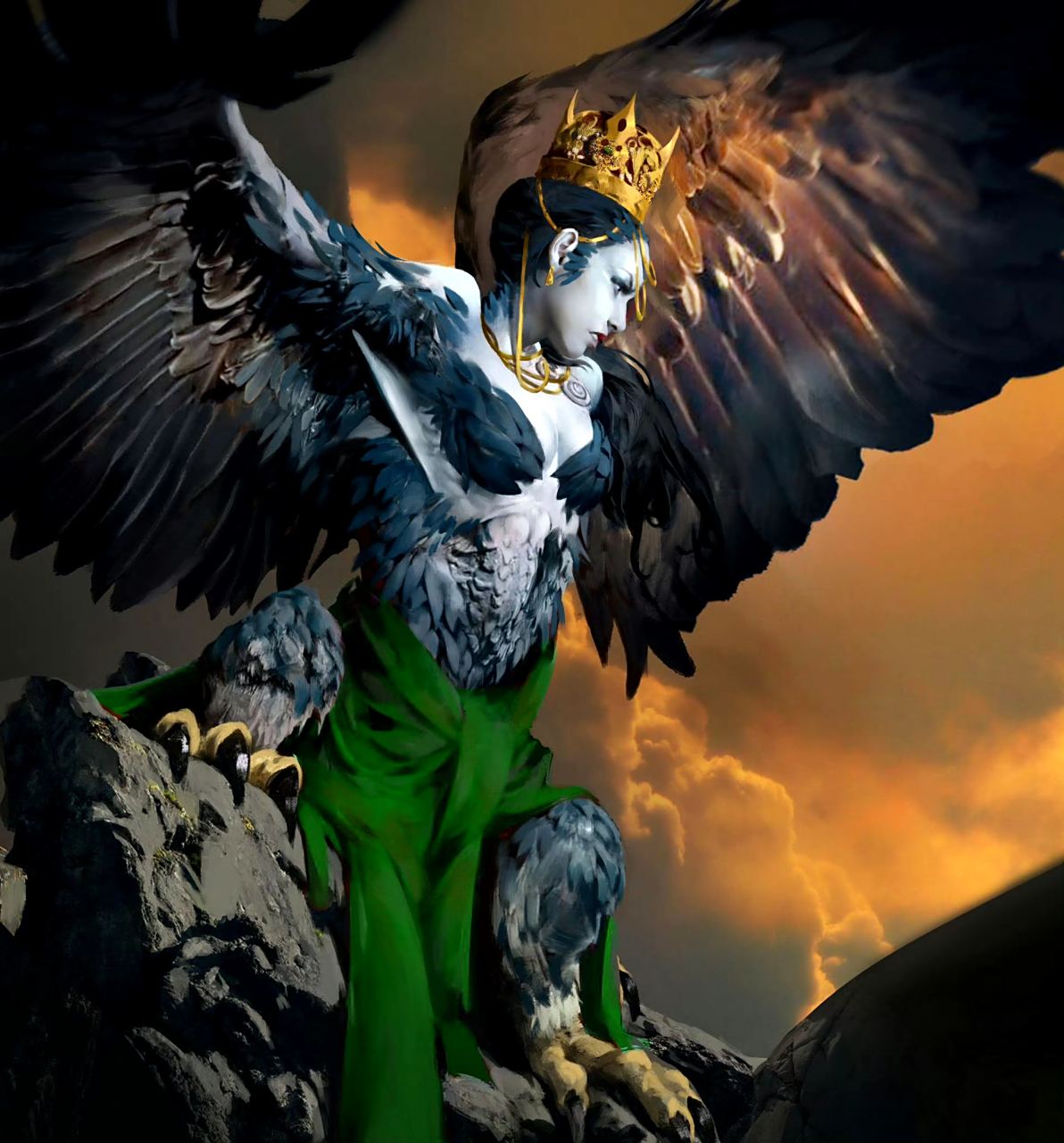 画师tatyana kupriyanova奇幻人物作品欣赏,角色充满了中世纪的元素与