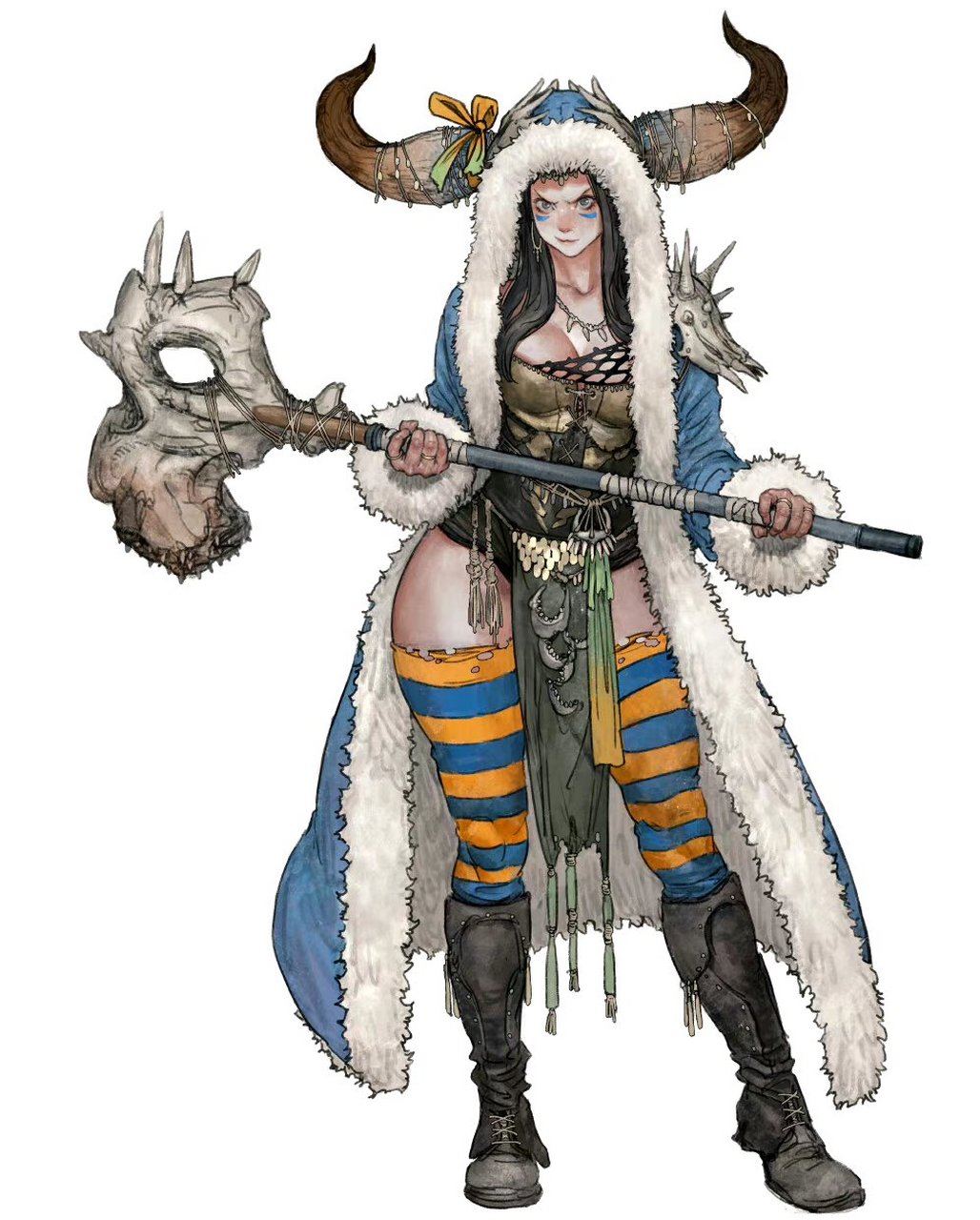 画师kyoung hwan kim动漫角色设定欣赏,画风细致,充满了复古风格.