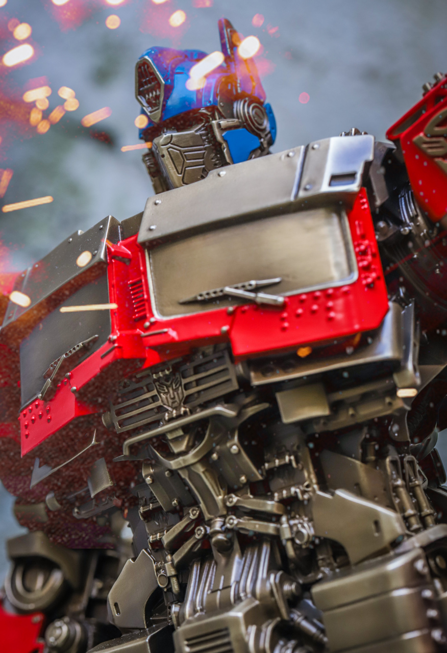 模型欣赏:铜师傅 《变形金刚:超能勇士崛起》擎天柱,by notrab.