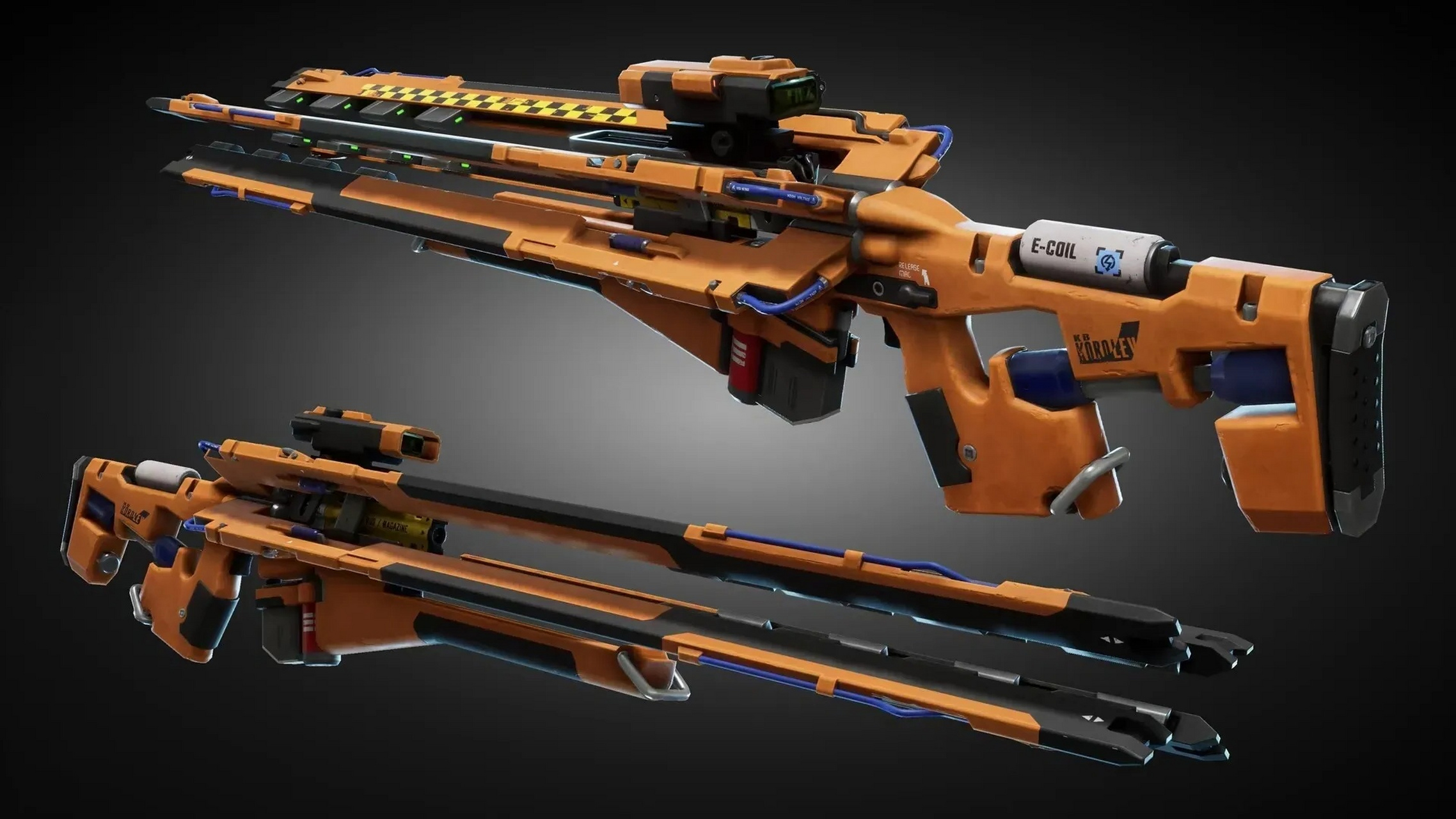 一组未来风格的武器设计欣赏,使用的科技不同,外形也不同.