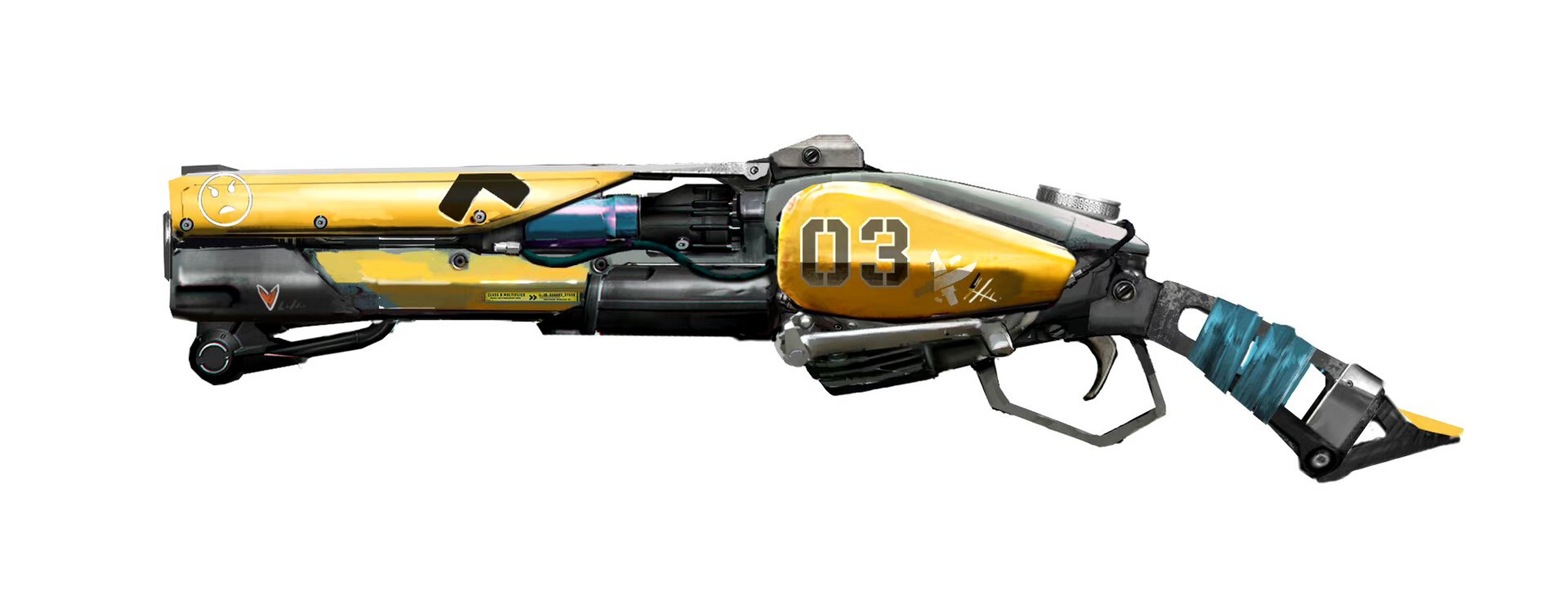 一组废土风格的游戏武器设计,by yuan z s.#动漫# #插画# #游戏