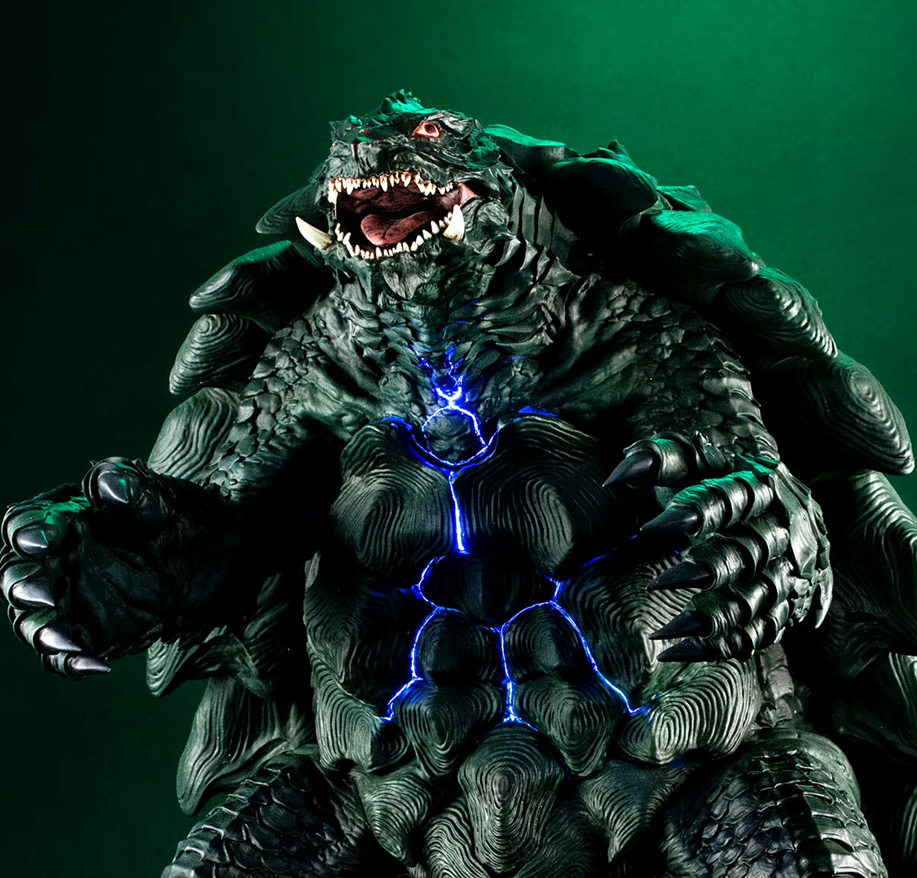 模型欣赏:megahouse ua monsters 大怪兽加美拉重生 加美拉 手办.