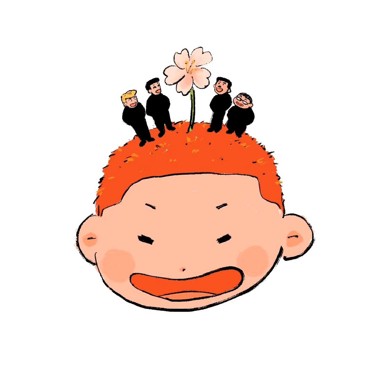 一组《灌篮高手》同人角色插画欣赏,搞怪的风格,感觉都蠢萌蠢萌的.