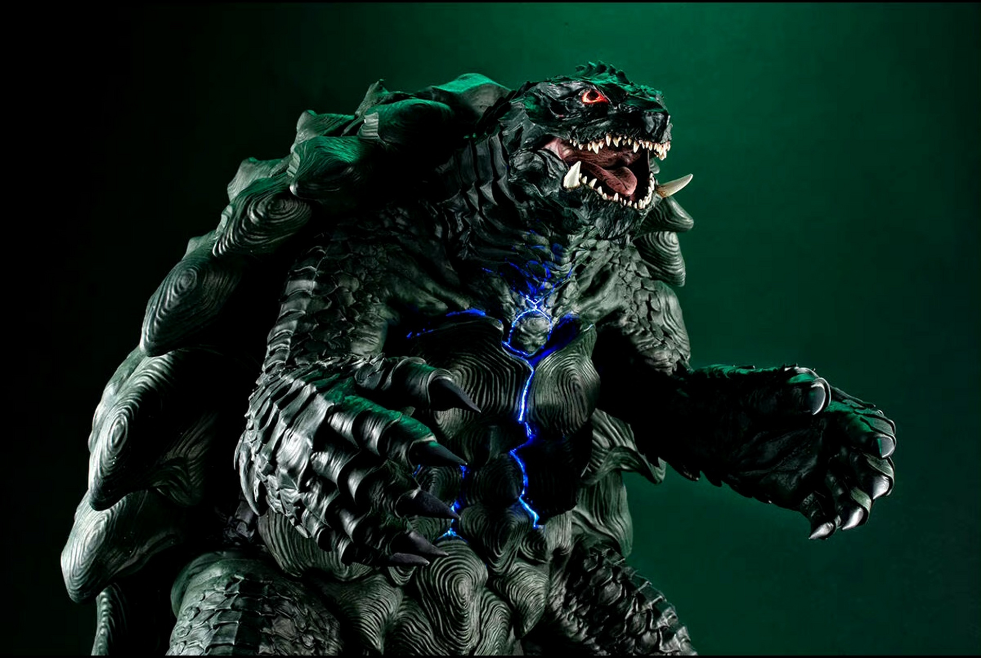 模型欣赏:megahouse ua monsters 大怪兽加美拉重生 加美拉 手办.