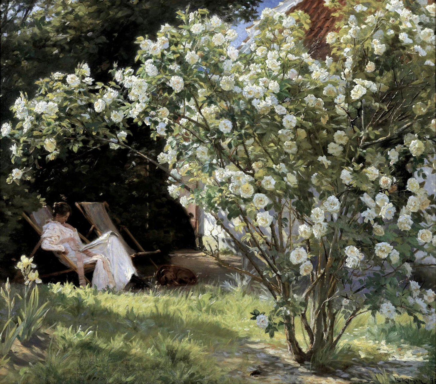 画家佩德·塞维林·克罗耶油画作品欣赏,描绘了休闲惬意的生活场景
