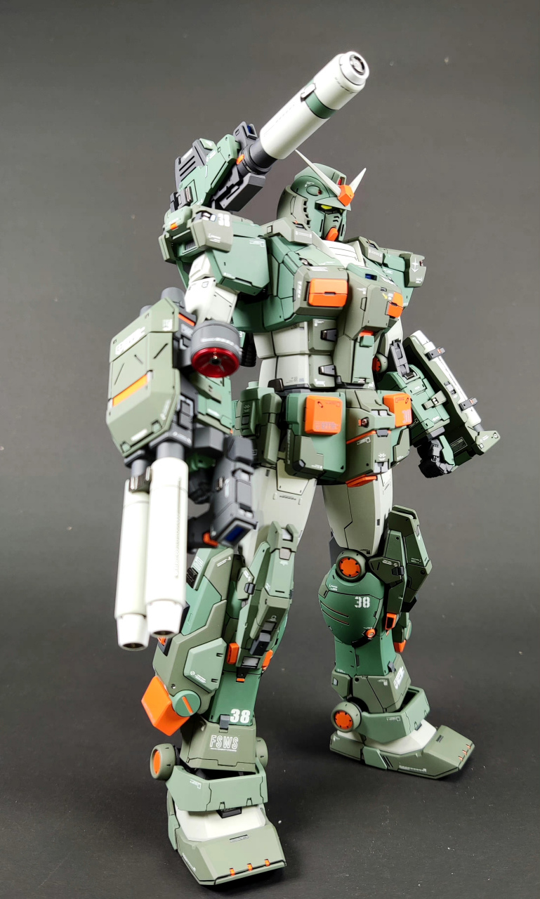 模型欣赏:机动战士高达 gto 全装甲高达 fa78,by raindrop wang.