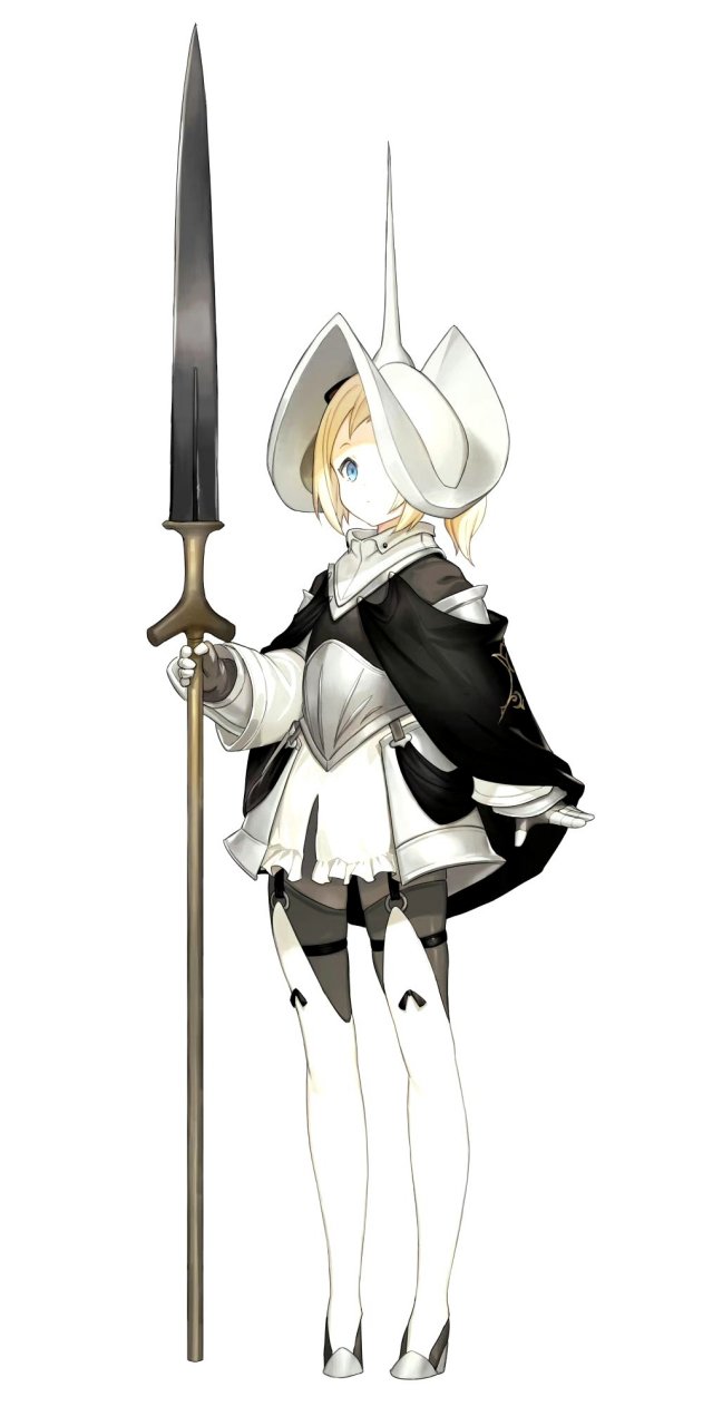 画师km_kuro动漫角色插画欣赏,描绘了中世纪的女战士.