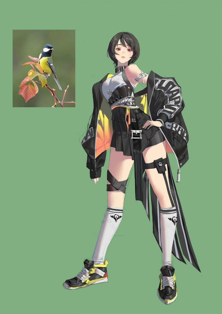 一组拟人少女设定,较原物更加华丽迷人,by gatan.