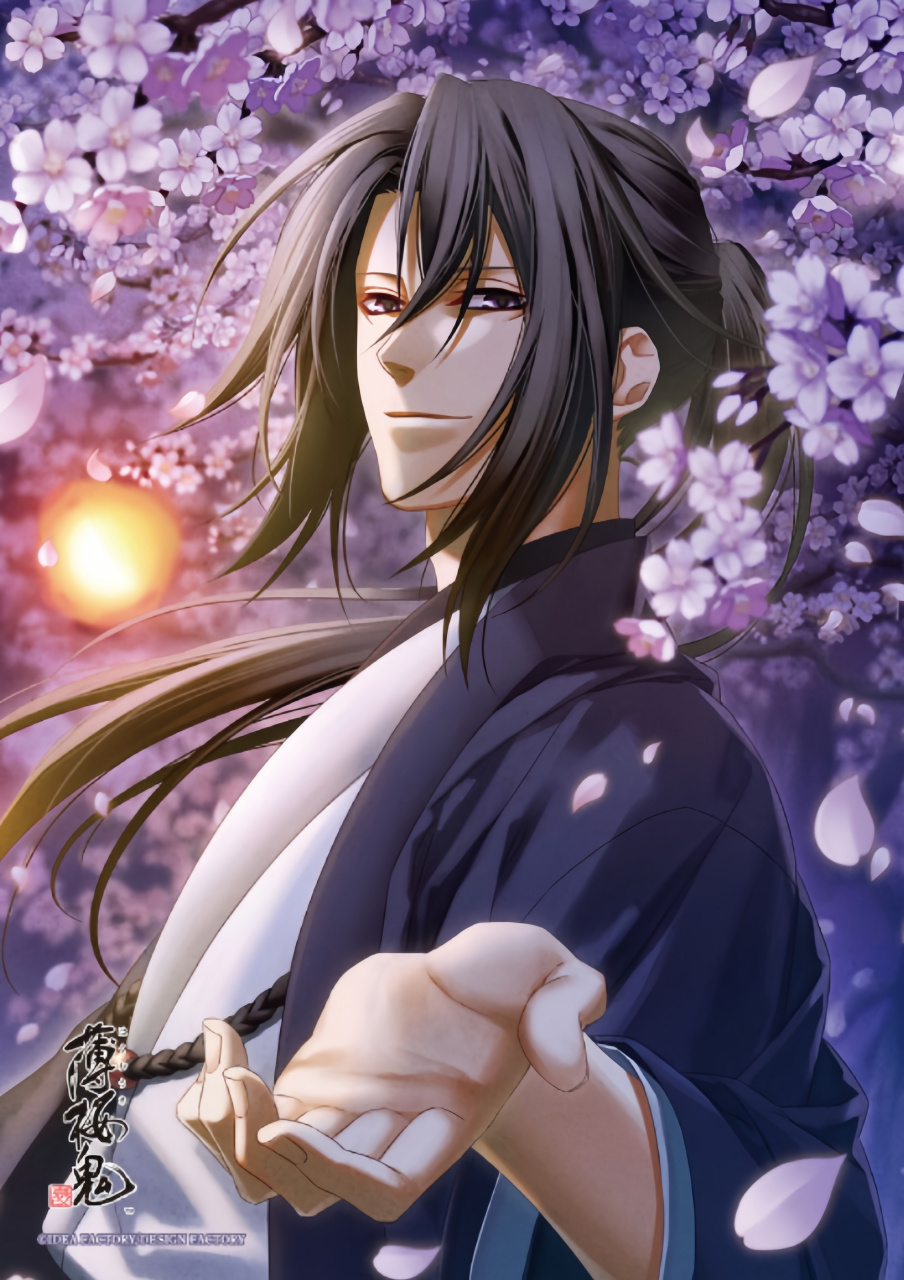 一组动画《薄樱鬼》角色插画欣赏,用华丽的风格展现了新选组的众人.