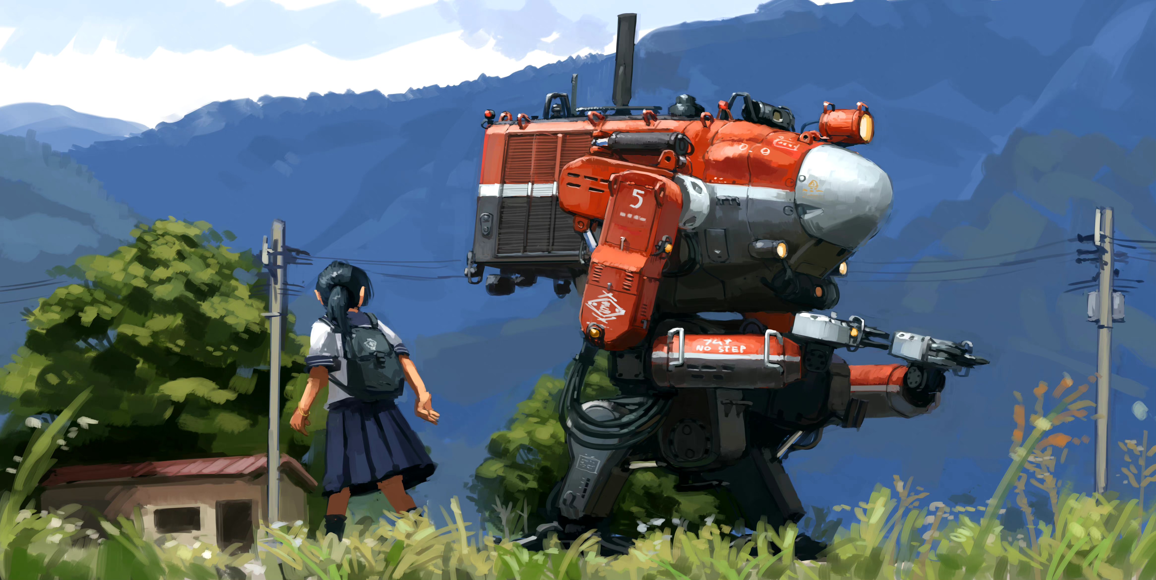 动漫# #插画# #科幻