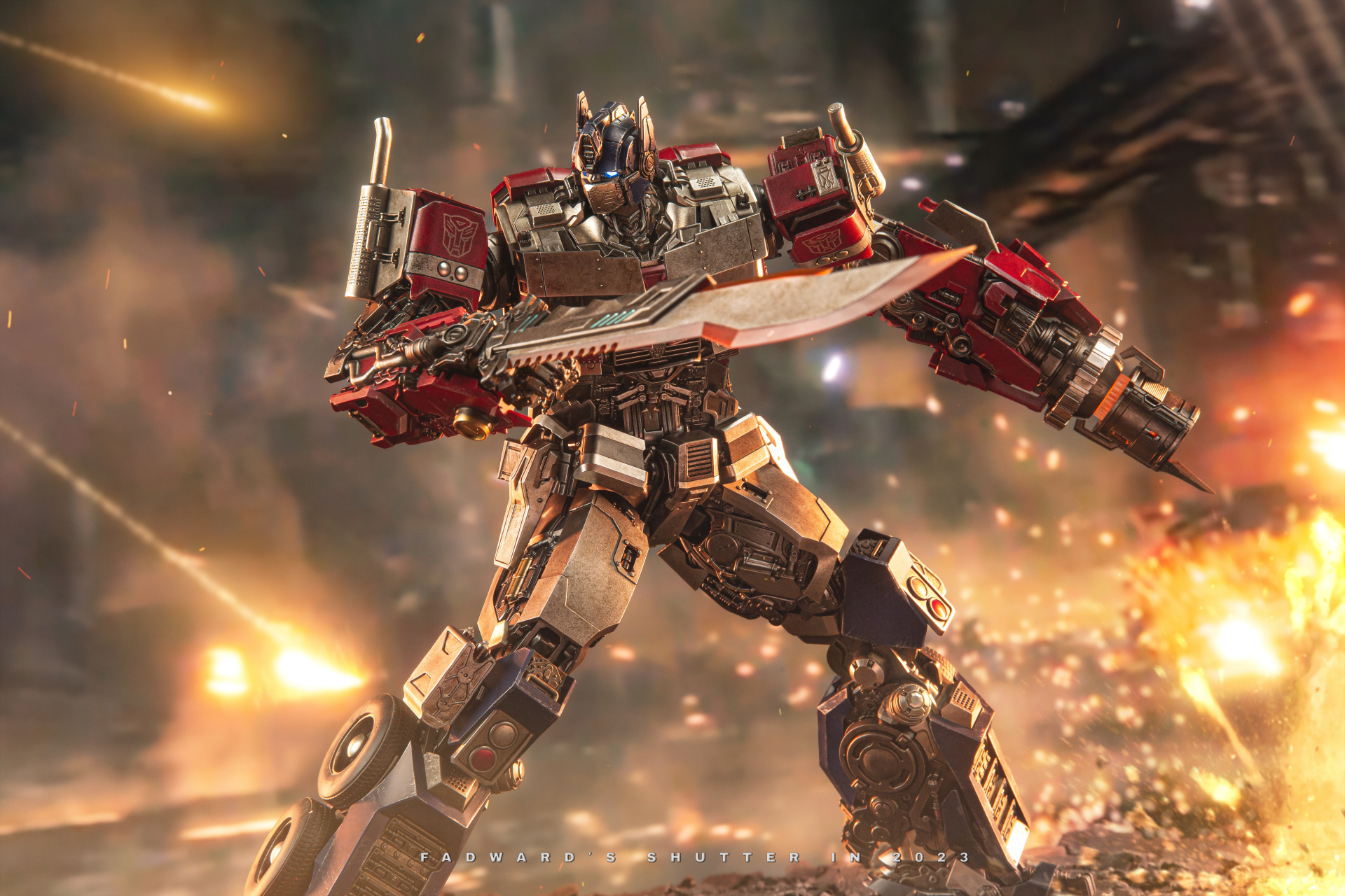 模型欣赏:threezero dlx 变形金刚 超能勇士崛起 擎天柱,by 费德华.