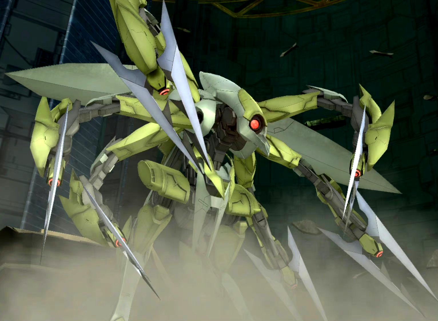 高达铁血手游中的ma(机动堡垒)ハラエル是海老川兼武老师设计,体型