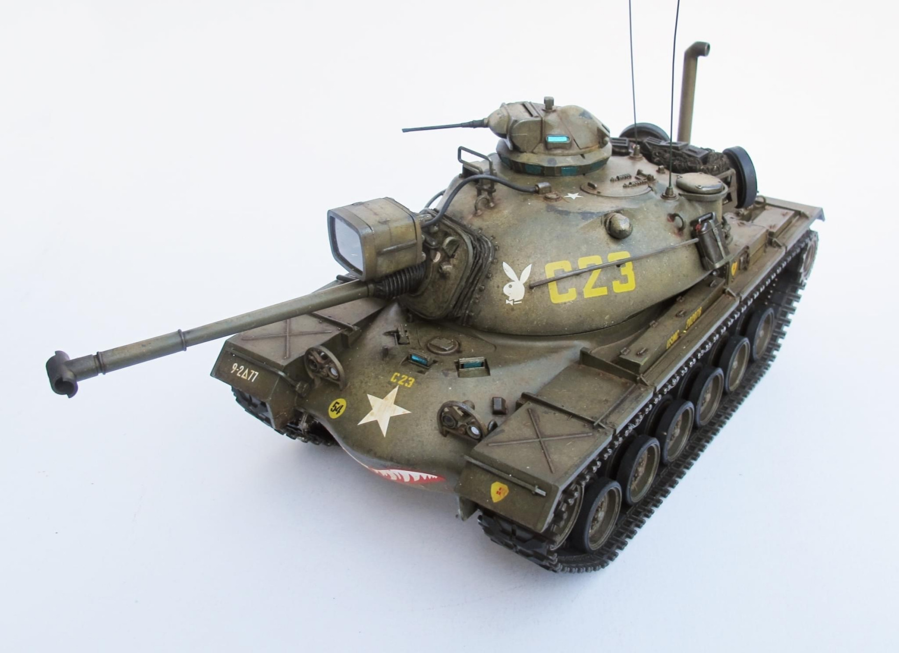 军模欣赏:田宫 美国陆军 m48-a3坦克,by fred jones.