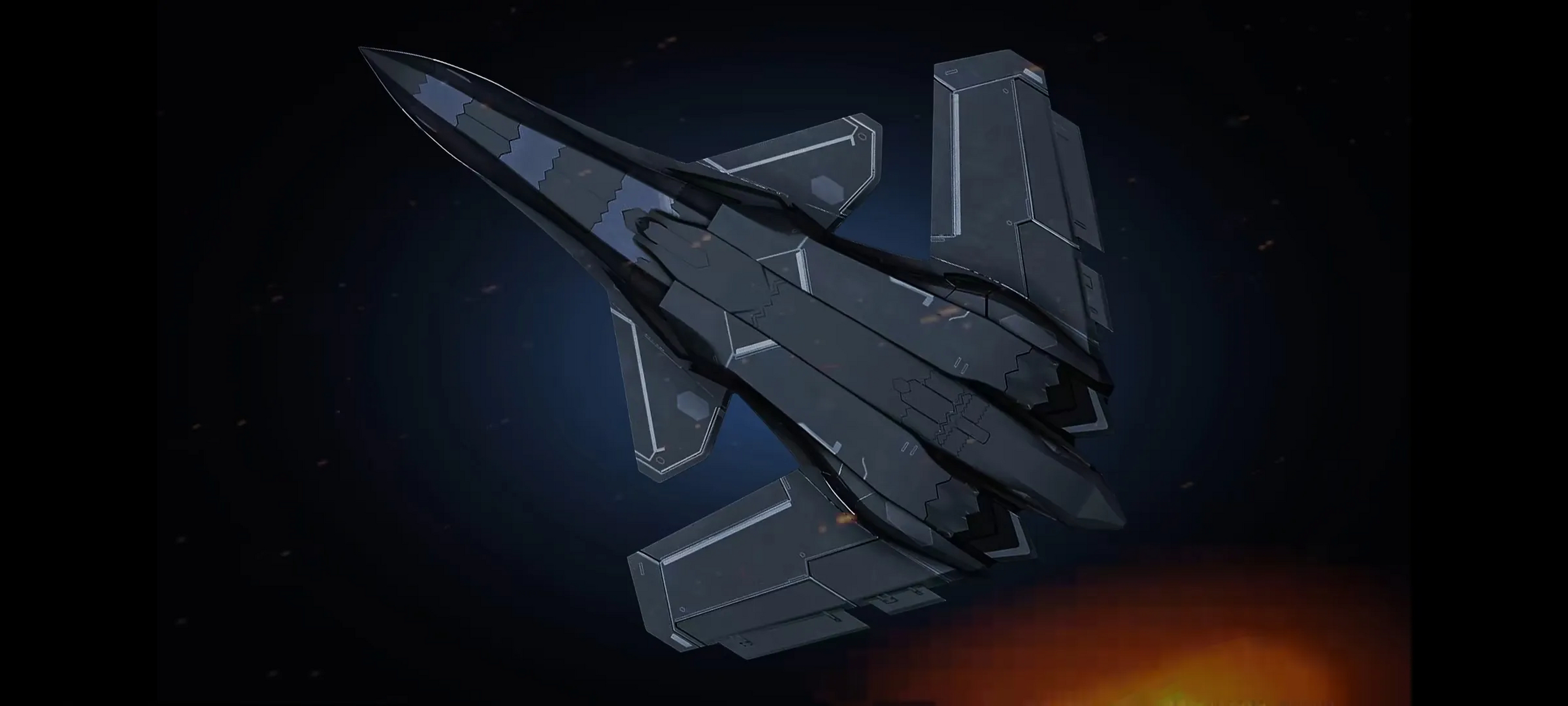 一组未来战机建模作品欣赏,科技树在发展的道路上一切都有可能.