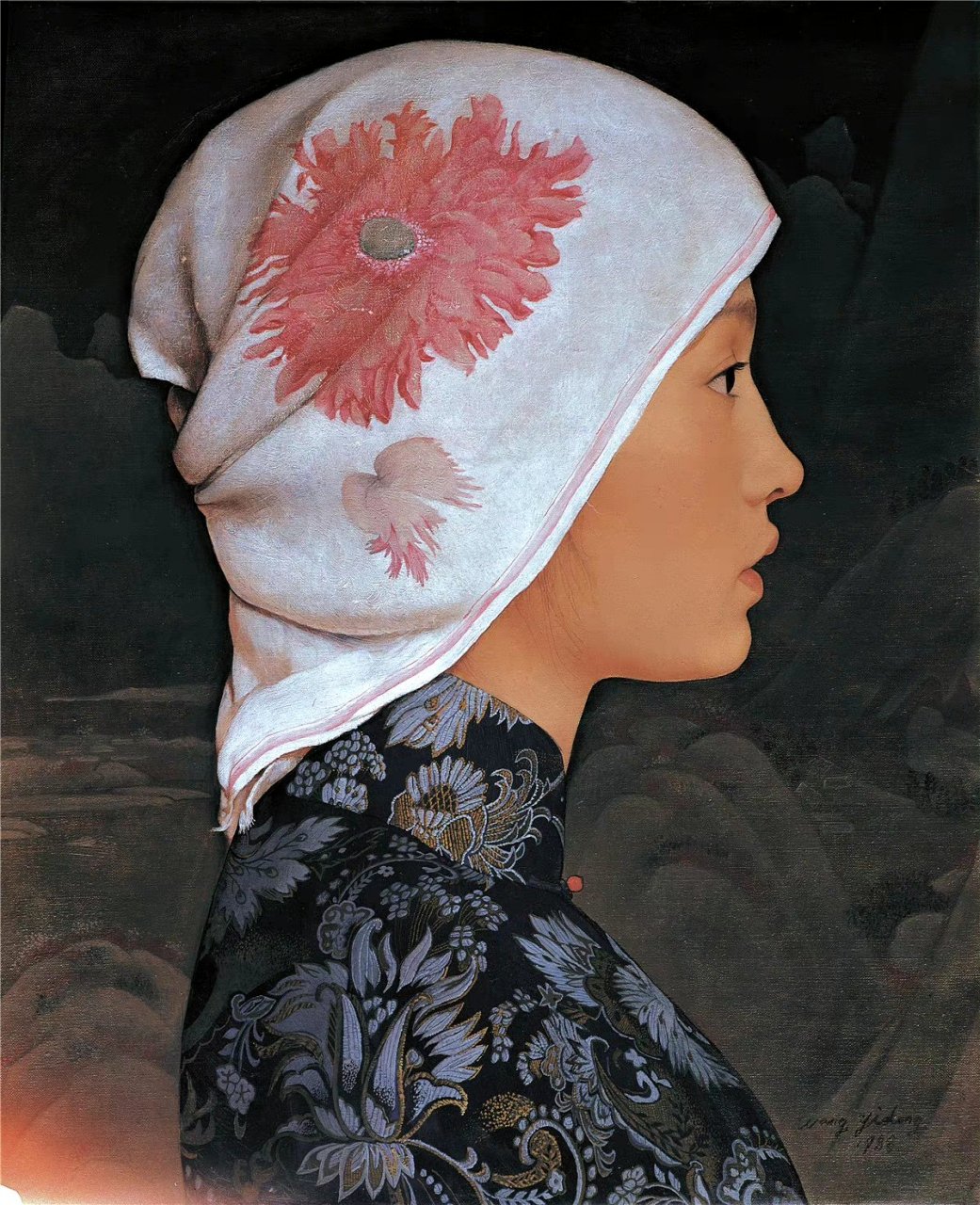 画家王沂东人物油画作品欣赏,对角色的神态把握非常到位.