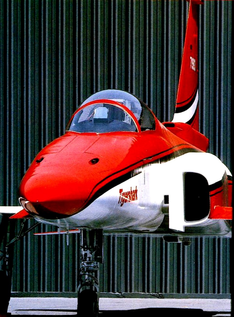 战机欣赏:诺斯罗普 f-5g/f-20"虎鯊战斗机,该机和我国超七项目有一定