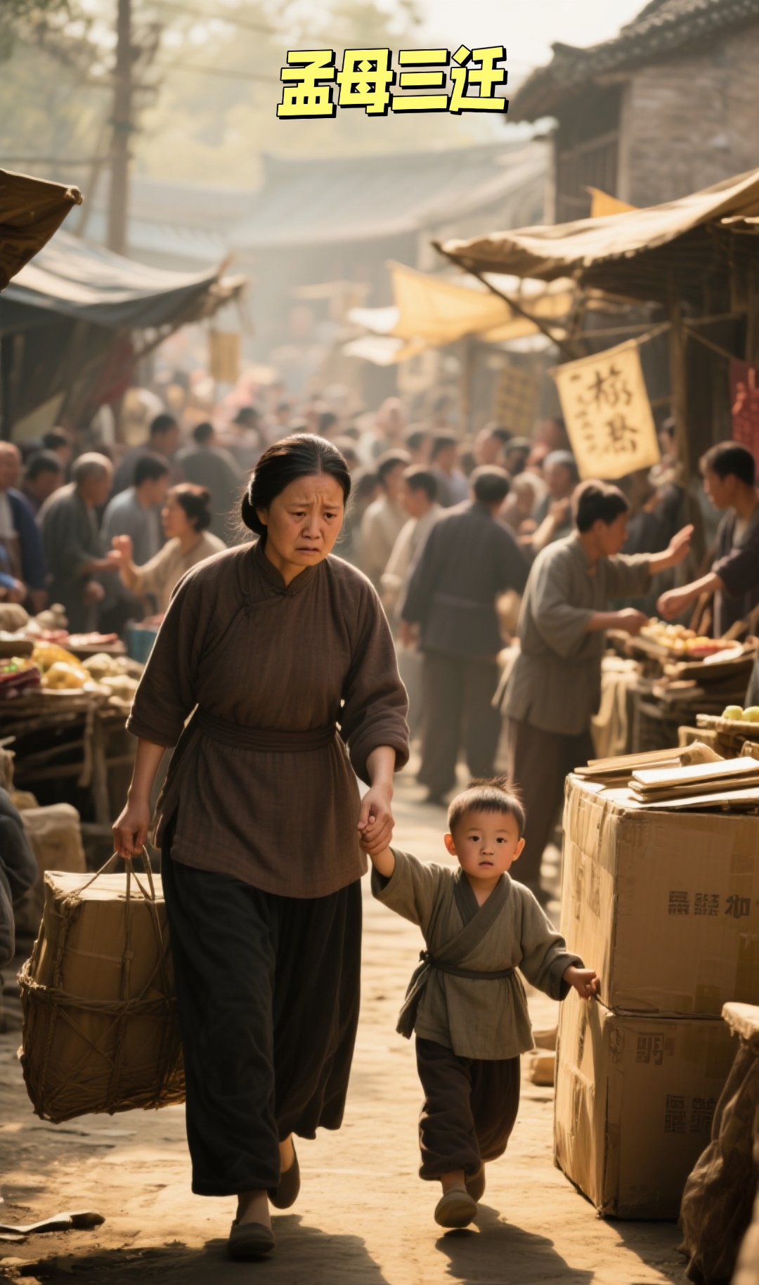 孟子幼时,孟母重环境对其子的影响