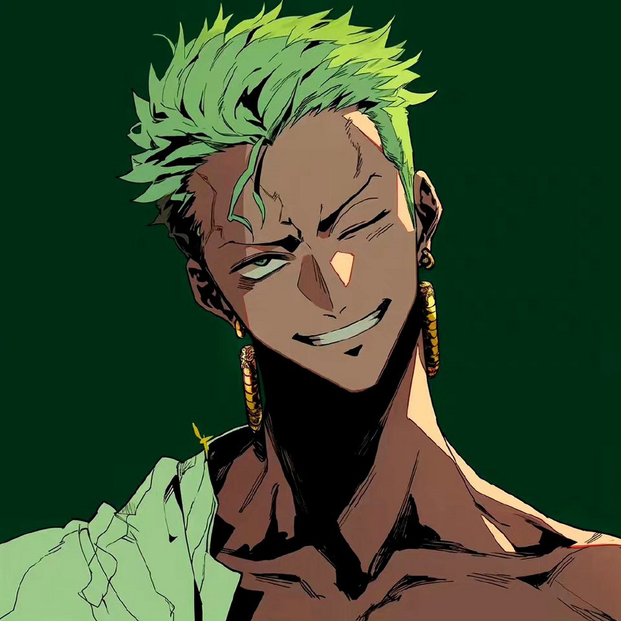 海贼王# 坏坏的,痞帅痞帅的索隆