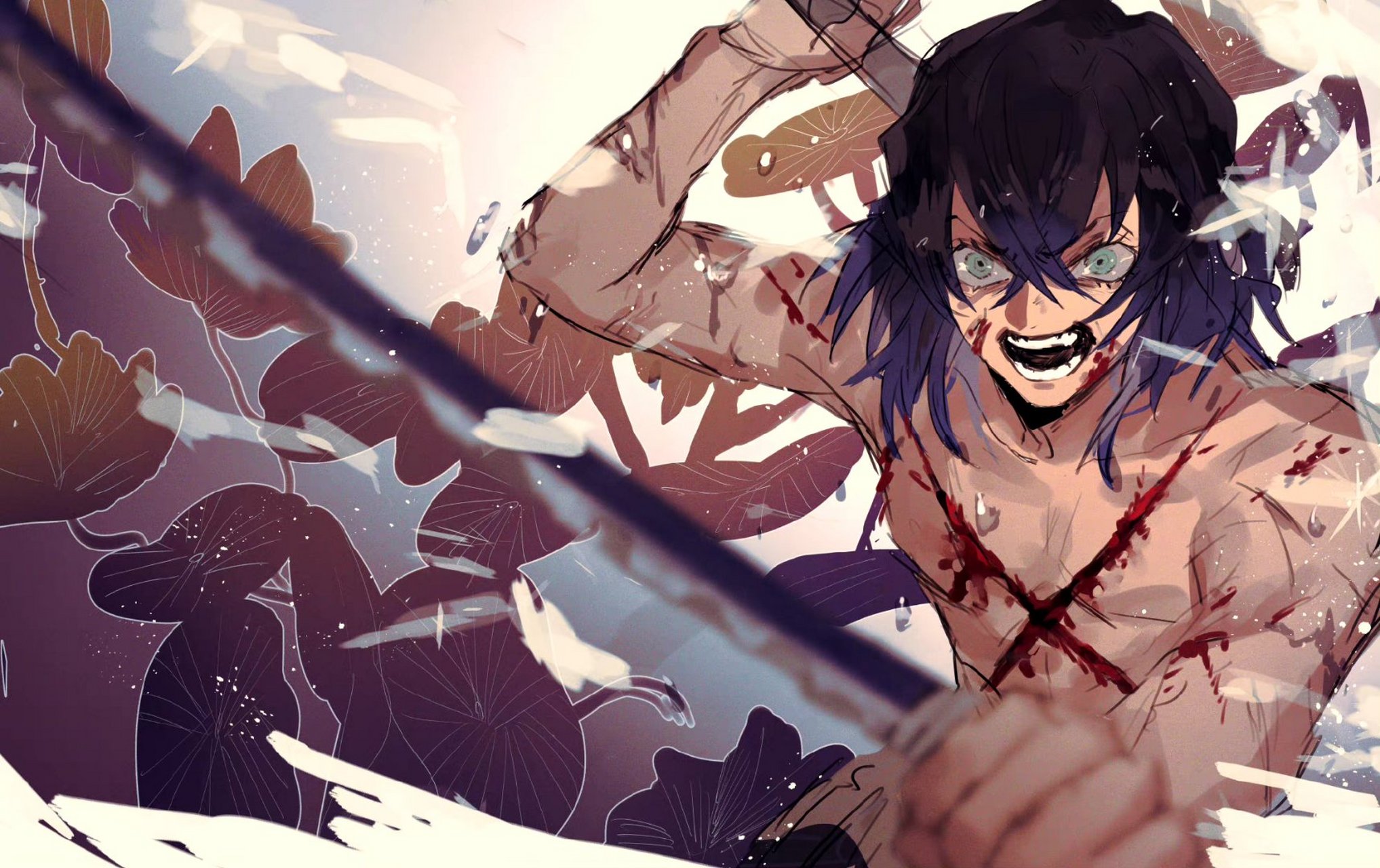 鬼灭之刃# 嘴平伊之助大战童磨