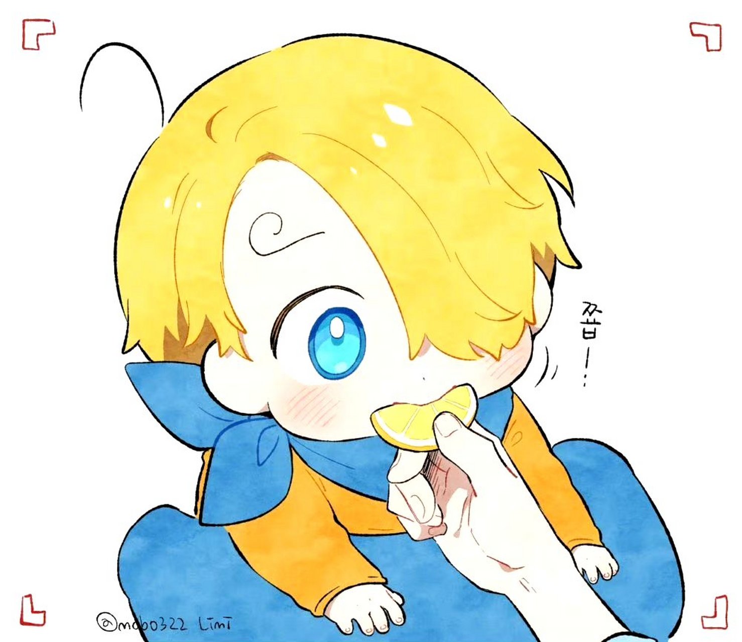 海贼王# 山治,蕾玖和他们的妈妈,小时候