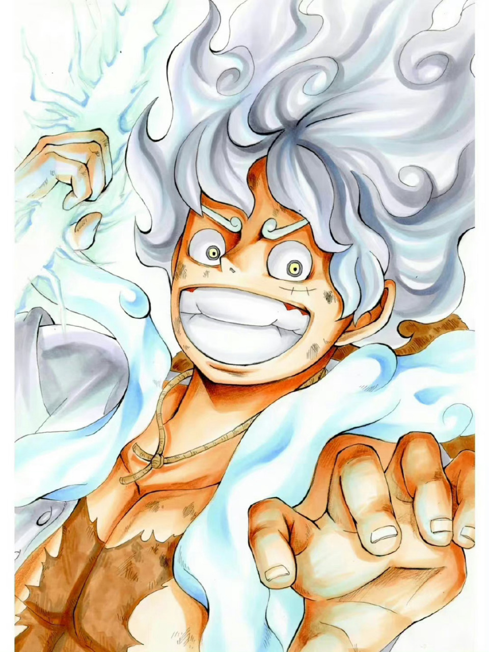 海贼王# 路飞,太阳神尼卡形态,五档,随心所欲的变形.