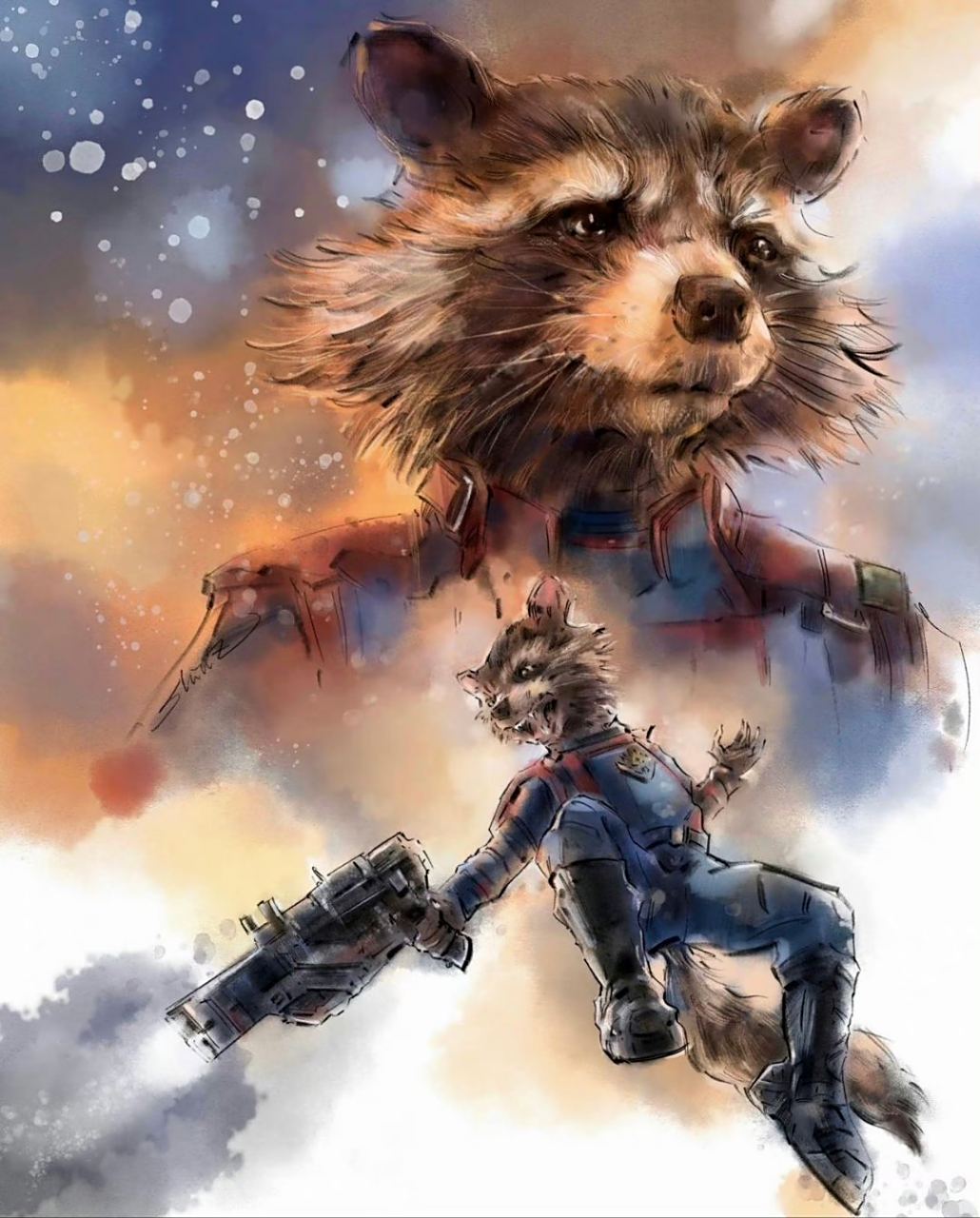 漫威# 火箭浣熊