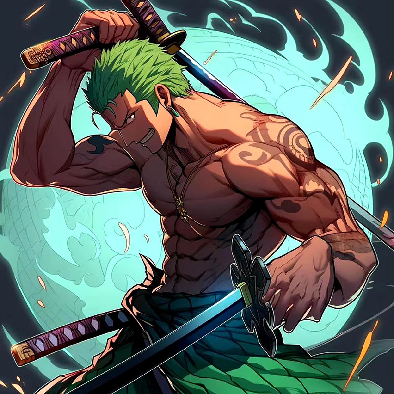 海贼王# 坏坏的,痞帅痞帅的索隆