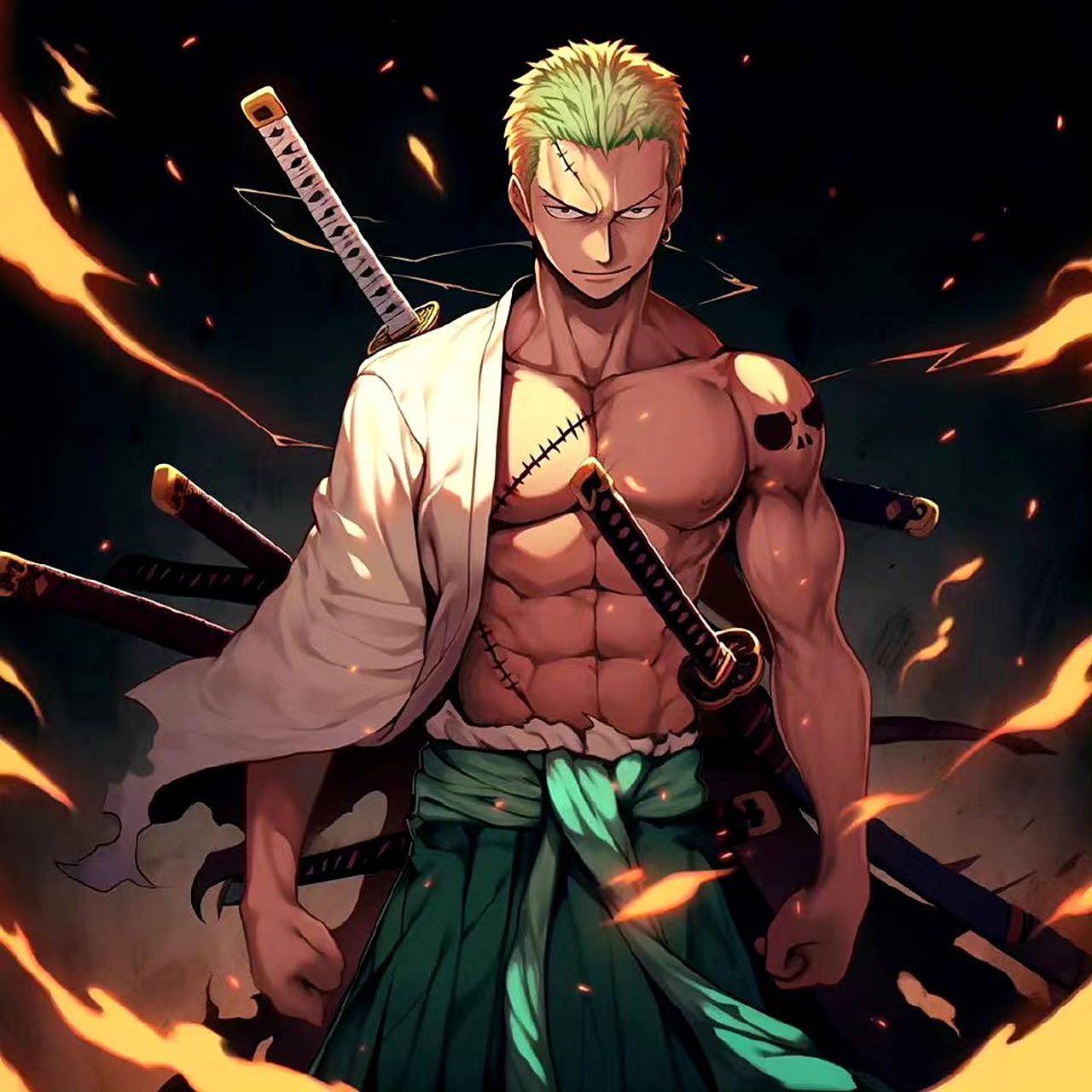 海贼王# 坏坏的,痞帅痞帅的索隆