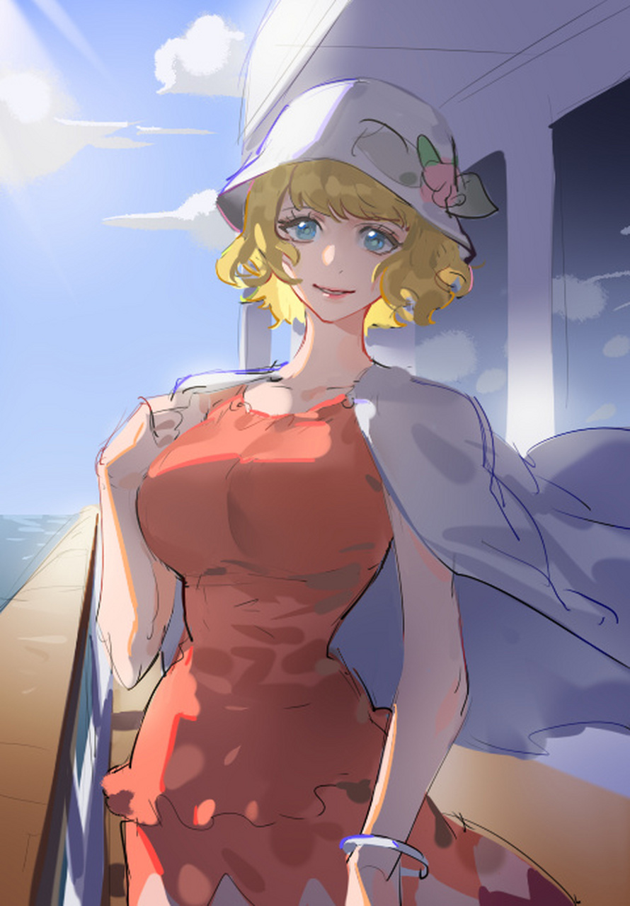 海贼王# 人造人,斯图西,实力与美貌并存.