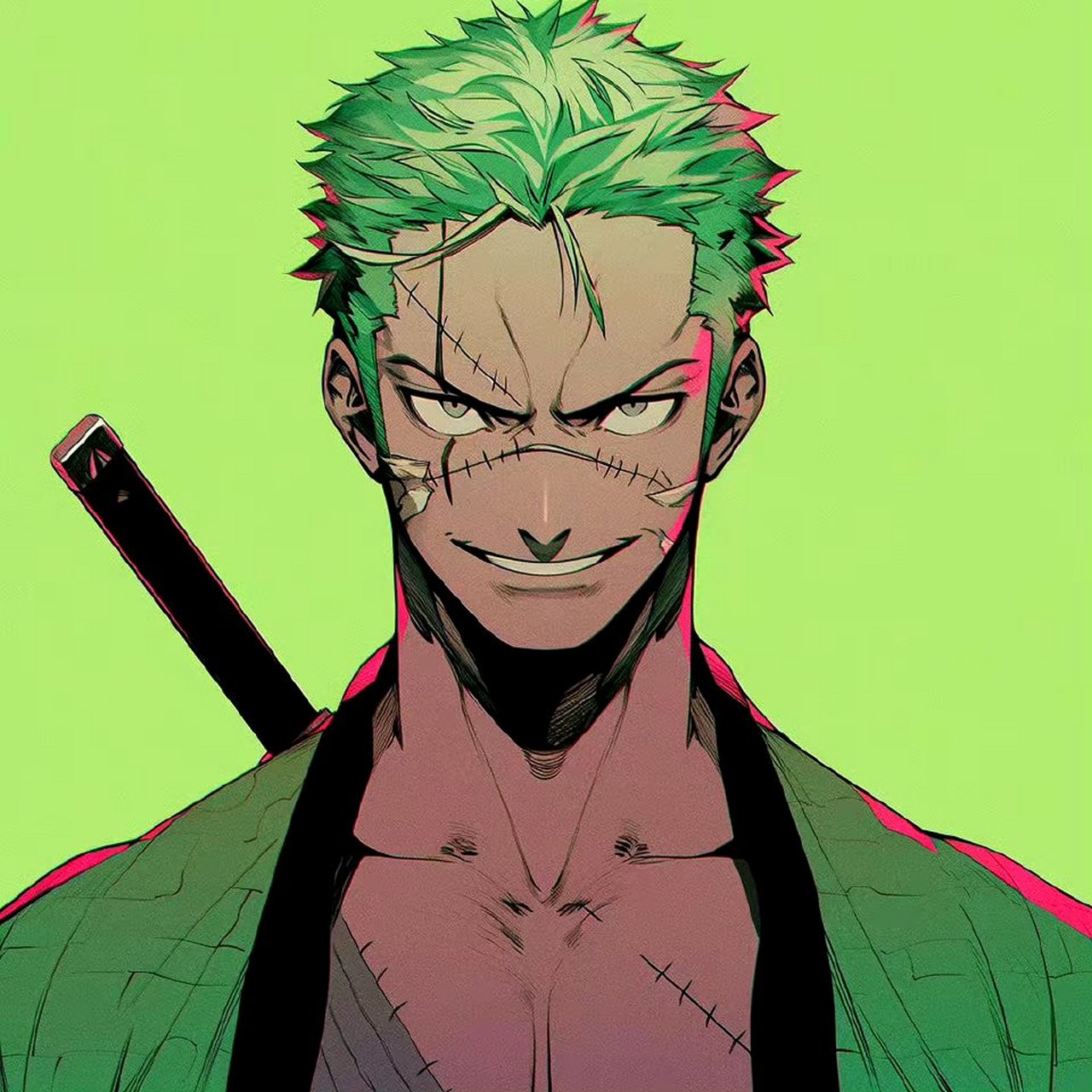 海贼王# 坏坏的,痞帅痞帅的索隆